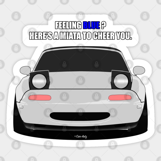 Miata To Cheer You Sticker by Car-Artz-Design